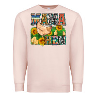Pale Pink mama hen Premium Sweatshirt - Zillion Design Studio