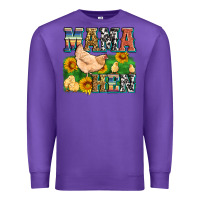 Purple mama hen Premium Sweatshirt - Zillion Design Studio