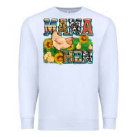 White mama hen Premium Sweatshirt - Zillion Design Studio