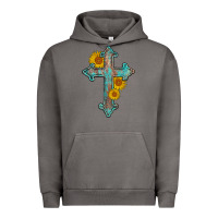 Pigment Tornado turquoise sunflower cross Urban Hoodie - AdoDesignShop