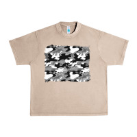 French Oak black and white camouflage background Urban Heavy Tee - Artiststas