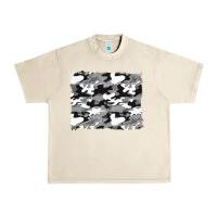 Sandshell black and white camouflage background Urban Heavy Tee - Artiststas