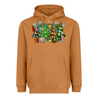 Meerkat christmas trees with volleyball Heavyweight Hoodie - Zillion Design Studio