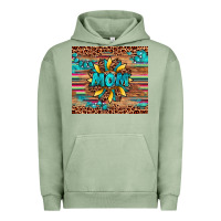 Pigment Oil Green sunflower mom Urban Hoodie - Artiststas