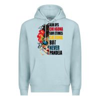 Blue Mist always chingona sugar skull Premium Hoodie - BundleAndBundleShop