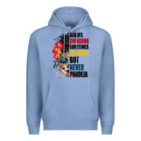 Colony Blue always chingona sugar skull Premium Hoodie - BundleAndBundleShop