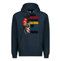 Navy always chingona sugar skull Premium Hoodie - BundleAndBundleShop