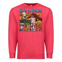 Cardinal life is better on the farm Premium Sweatshirt - Zillion Design Studio