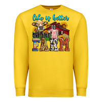 Lemon life is better on the farm Premium Sweatshirt - Zillion Design Studio