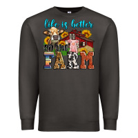 Smoke life is better on the farm Premium Sweatshirt - Zillion Design Studio