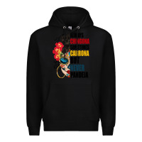 Black always chingona sugar skull Premium Hoodie - BundleAndBundleShop
