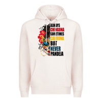 Pale Pink always chingona sugar skull Premium Hoodie - BundleAndBundleShop