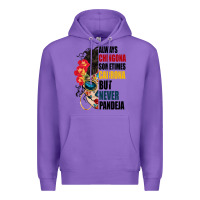Purple always chingona sugar skull Premium Hoodie - BundleAndBundleShop