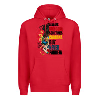 Red always chingona sugar skull Premium Hoodie - BundleAndBundleShop
