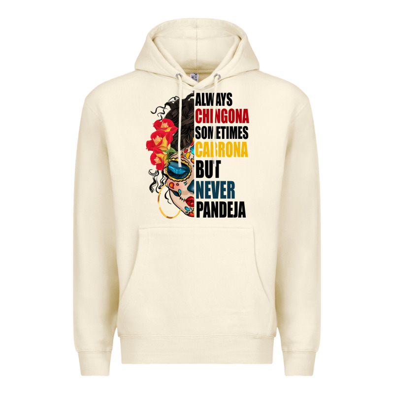 Always Chingona Sugar Skull Premium Hoodie by BundleAndBundleShop | Teevron