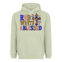 Matcha red white and blessed Heavyweight Hoodie - texasbilliewilder