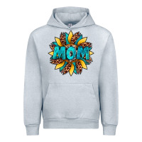 Heather Grey sunflower mom leopard Urban Hoodie - Artiststas