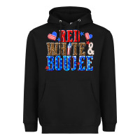 Black red white and boujee billie wilder Heavyweight Hoodie - texasbilliewilder
