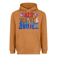Meerkat red white and boujee billie wilder Heavyweight Hoodie - texasbilliewilder