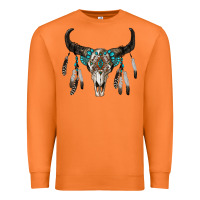Carrot boho bull skull Premium Sweatshirt - RanaPortraitStore