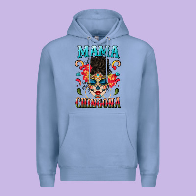 Mama Chingona Premium Hoodie Designed By Bundleandbundleshop