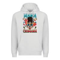 Dove Grey mama chingona Premium Hoodie - BundleAndBundleShop