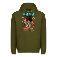 Army Green mama chingona Premium Hoodie - BundleAndBundleShop