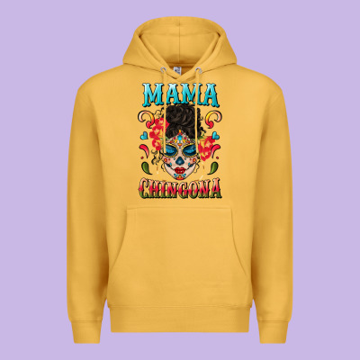 Mama Chingona Premium Hoodie Designed By Bundleandbundleshop