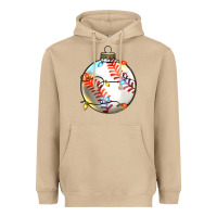 Mushroom christmas baseball Heavyweight Hoodie - Zillion Design Studio