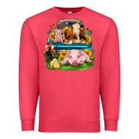 Cardinal farm truck animals Premium Sweatshirt - Zillion Design Studio