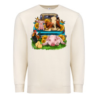Sandshell farm truck animals Premium Sweatshirt - Zillion Design Studio