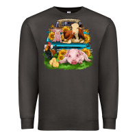Smoke farm truck animals Premium Sweatshirt - Zillion Design Studio