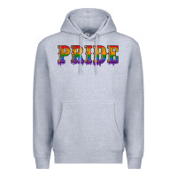 Heather Grey pride lgbtq glitter Premium Hoodie - Artiststas