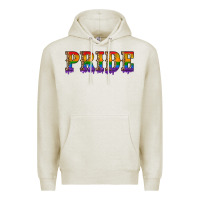 Oatmeal Heather pride lgbtq glitter Premium Hoodie - Artiststas