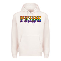 Pale Pink pride lgbtq glitter Premium Hoodie - Artiststas