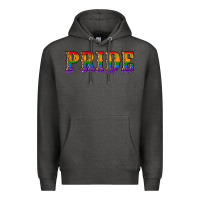 Charcoal Heather pride lgbtq glitter Premium Hoodie - Artiststas