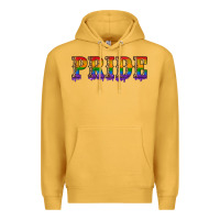 Mustard pride lgbtq glitter Premium Hoodie - Artiststas