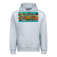 Heather Grey world's best mom sunflower license plate Urban Hoodie - Artiststas