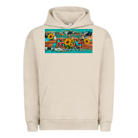 Pigment French Oak world's best mom sunflower license plate Urban Hoodie - Artiststas