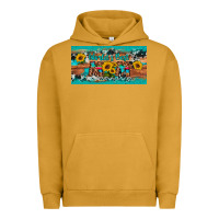 Pigment Peanut Butter world's best mom sunflower license plate Urban Hoodie - Artiststas