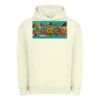 Pigment Pistachio world's best mom sunflower license plate Urban Hoodie - Artiststas
