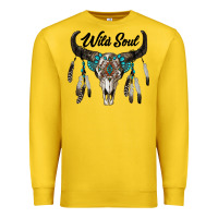 Lemon wild soul boho skull Premium Sweatshirt - RanaPortraitStore