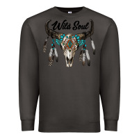 Smoke wild soul boho skull Premium Sweatshirt - RanaPortraitStore