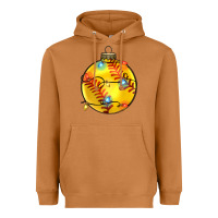 Meerkat christmas softball Heavyweight Hoodie - Zillion Design Studio