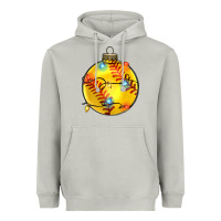 Moon Dust christmas softball Heavyweight Hoodie - Zillion Design Studio