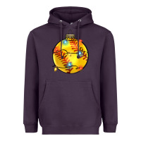 Plum christmas softball Heavyweight Hoodie - Zillion Design Studio