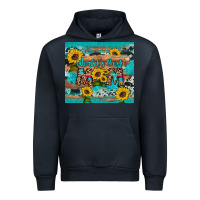Navy world's best mom sunflower leopard cowhide Urban Hoodie - Artiststas