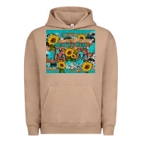 Pigment Burro world's best mom sunflower leopard cowhide Urban Hoodie - Artiststas