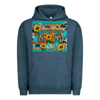 Pigment Midnight Navy world's best mom sunflower leopard cowhide Urban Hoodie - Artiststas