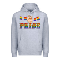 Heather Grey pride lgbtq Premium Hoodie - Artiststas